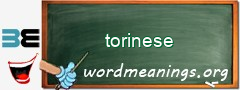 WordMeaning blackboard for torinese